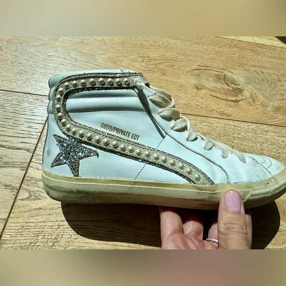Golden Goose mid with pearls. Size 38. Amazing condition.. - Picture 1 of 5